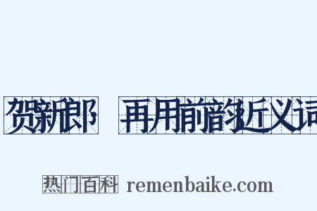 贺新郎·再用前韵近义词是什么意思的图片